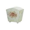 BDPP Trash Can Square Trash Can Retro Garbage Can No Lid Garbage Bin Suitable for Bedroom Living Room Office USO Interior y Exterior (Color : C) view 1
