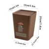 BDPP Trash Can Trash Can with Shake Lid Desktop Garbage Can with Lid Creative Cute Garbage Bin Suitable for Home Office Dormitory USO Interior y Exterior view 2