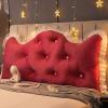 WANGPP Large Bolster Headboard Backrest Positioning Support Pillow,Bed Sofa Reading Pillow,Soft Velvety Cover,Lightweight and Breathable,Suitable for Reading Or Playing On The Bed/Sofa view 1