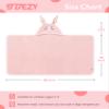 TBEZY Hooded Towel for Kids 100% Cotton Ultra Soft with Unique Animal Design Large for Infants 3-10 Years (Bunny) view 2