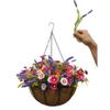 Bo Lala Home Decoration Chain Hanging Basket Flowerpot Fake Lavender Artificial Daisy Silk Flowers (Medium Basket) view 4