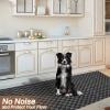 2' x 20' Runner Rugs with Rubber Backing, Indoor Outdoor Utility Carpet Runner Rugs, Checkered Gray, Can Be Used as Aisle for The RV and Boat, Laundry Room and Balcony view 4