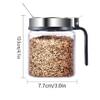 Canisters Set Jars with Stainless Steel Lids,Glass Storage Containers Airtight,Clear Glass Airtight Jars for Home Kitchen (Color : B) view 2