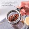 Canisters Set Jars with Stainless Steel Lids,Glass Storage Containers Airtight,Clear Glass Airtight Jars for Home Kitchen (Color : B) view 4