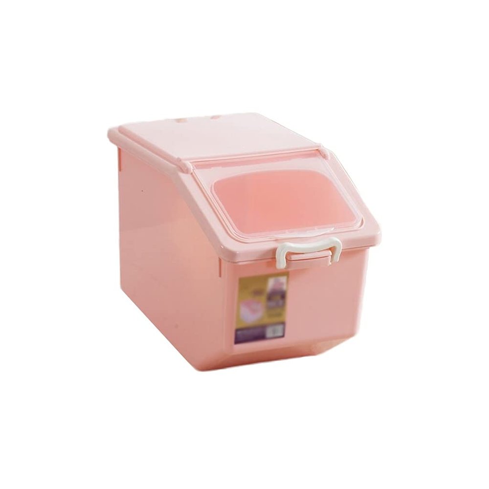 Canisters Set Storage Containers, Storage Container with Wheels Seal Locking Lid for Kitchen and Home (Color : D)