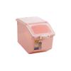 Canisters Set Storage Containers, Storage Container with Wheels Seal Locking Lid  for Kitchen and Home (Color : D) view 1