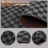 2' x 30' Runner Rugs with Rubber Backing, Indoor Outdoor Utility Carpet Runner Rugs, Checkered Gray, Can Be Used as Aisle for The RV and Boat, Laundry Room and Balcony view 2