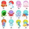 30 Pieces Sea Animals Hanging Swirl Decorations Under the Sea Birthday Party Ceiling Decor for Boys Girls Ocean Mermaid Creatures Baby Shower Tropic Fish Beach Party Favors Supplies view 3