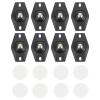 DOITOOL 8pcs Sticky Caster Wheels Self-Adhesive Casters for Smooth Movement of Storage Boxes Trash Cans and Furniture Easy to Install Material view 1