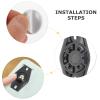 DOITOOL 8pcs Sticky Caster Wheels Self-Adhesive Casters for Smooth Movement of Storage Boxes Trash Cans and Furniture Easy to Install Material view 2