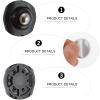 DOITOOL 8pcs Sticky Caster Wheels Self-Adhesive Casters for Smooth Movement of Storage Boxes Trash Cans and Furniture Easy to Install Material view 3