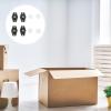 DOITOOL 8pcs Sticky Caster Wheels Self-Adhesive Casters for Smooth Movement of Storage Boxes Trash Cans and Furniture Easy to Install Material view 4