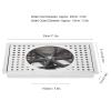 Alvinlite Pitcher Rinser, Stainless Steel Automatic Cup Washer Cleaner Espresso Rinser with Drain Drip Tray for Bar Coffee Shop Use view 4