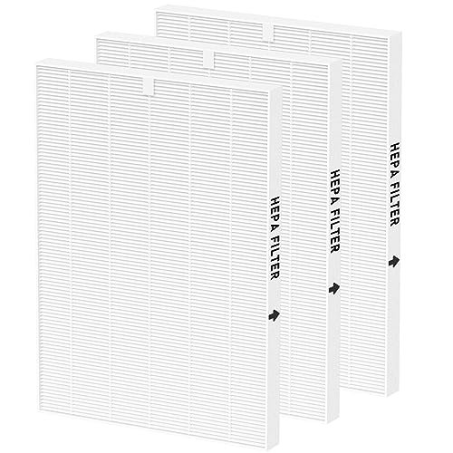 116130 True HEPA Replacement Filter H Compatible with Winix 5500-2 Air Cleaner Purifier and Models AM80, 3 Pack HEPA Filter only