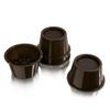 KaysaLY Set of 4 Furniture Raisers, Stable Chair Risers for Bed Chair Desk Table Sofa, Black Foot Bed Riser for Sofa Riser Bed Riser,Brown,M view 1