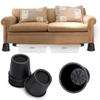 KaysaLY 3 Inch 4 Pcs Furniture Risers, Stable Chair Risers for Bed Chair Desk Table Sofa, Bed Leg Elevators, Bed Chair Sofa Riser Feet Lift Set,M view 4