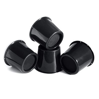 KaysaLY Set of 4 Furniture Raisers, Stable Chair Risers for Bed Chair Desk Table Sofa, Black Foot Bed Riser for Sofa Riser Bed Riser,Black,L