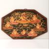 Exotic India 9" Ganesha Handpainted Painting on Octangel Shape Wooden Base | Ganesha Painting | Handmade | Made I view 1