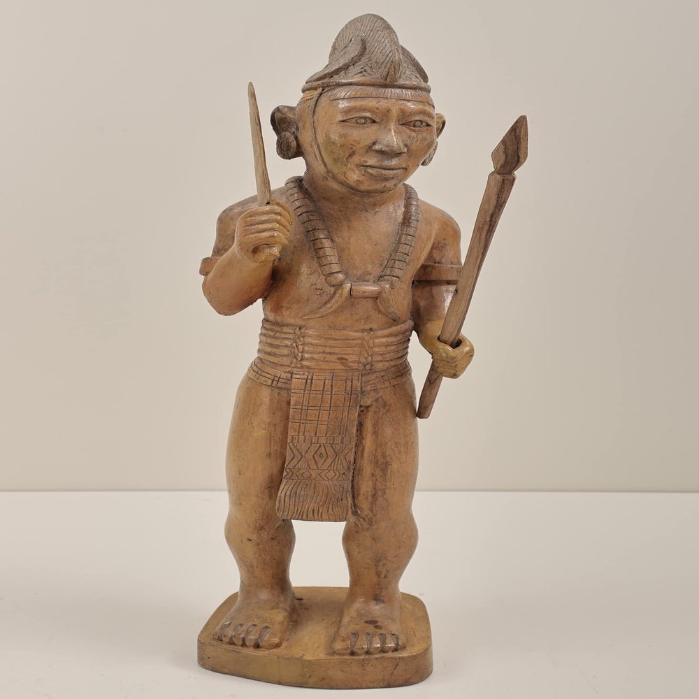 17" Wooden Naga Figure | Naga Figure | Handmade | Made in India - Wood