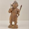 17" Wooden Naga Figure | Naga Figure | Handmade | Made in India - Wood view 1