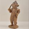 17" Wooden Naga Figure | Naga Figure | Handmade | Made in India - Wood view 3