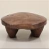 7" Small Wooden Circular Shape Pedestal | Wood Pedestal | Handmade | Made in India - Mango Wood view 2