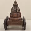 Wooden Spice Box with Wheel | Wooden Spice Box | Handmade Art | Made in India - Mango Wood view 1