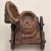 Wooden Spice Box with Wheel | Wooden Spice Box | Handmade Art | Made in India - Mango Wood view 2