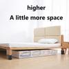 KaysaLY Furniture Risers Heavy Duty Bed Risers for Sofa Table Couch Lift Height of 3 Inches, Bottom Pad Protect Floors, Carbon Steel Offer Strong Support,Brown view 3