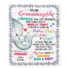 CenturyTee Personalized Elephant Blanket for Granddaughter - Soft, Customized Fleece (60 x 80 in Adult Size) view 1