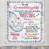 CenturyTee Personalized Elephant Blanket for Granddaughter - Soft, Customized Fleece (60 x 80 in Adult Size) view 3