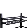 Wall Mounted Spice Racks Organizer, Shelves Organizers for Cabinet, Storage Rack Hanging Shelf Set for Kitchen, Cupboard, Pantry Door, Bathroom, Bronze view 4