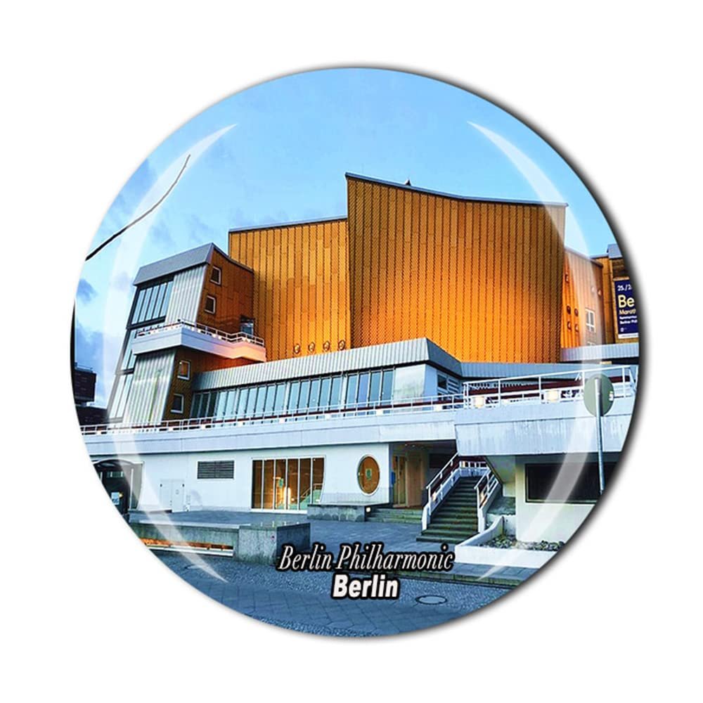Berlin Philharmonic Germany Fridge Magnet Crystal Tourist Souvenir Gift Collection Refrigerator Magnetic Sticker