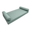 DBM IMPORTS *Cover ONLY*-Style 5 Outdoor Daybed Mattress Bolster Pillow Slipcovers Knife Edge Full Size -AD002 view 1