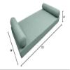 DBM IMPORTS *Cover ONLY*-Style 5 Outdoor Daybed Mattress Bolster Pillow Slipcovers Knife Edge Full Size -AD002 view 2