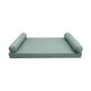 DBM IMPORTS *Cover ONLY*-Style 5 Outdoor Daybed Mattress Bolster Pillow Slipcovers Knife Edge Full Size -AD002 view 3