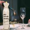 Pregnancy Announcement Wine Bag - Burlap Wine Bottle Cover Gift Bag for Grandma, Grandmother, Nonna, Gigi, Mimi - 1 Pc Wine Bag(C21) view 4