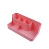 Storage Boxes Desktop Storage Box Cosmetics Compartmentalized Box Dressing Table Shelf One Piece Pink view 1