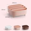 Desktop Storage Box Desktop Compartment Storage Box Cosmetic Box Sundries Storage And Sorting One Piece Light Brown view 4