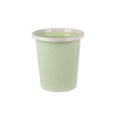 BDPP Trash Can Trash Can with Pressure Ring,Garbage Can Without Lid,Cute Plastic Garbage Bin,Suitable for Bedroom Kitchen Bathroom USO Interior y Exterior