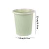 BDPP Trash Can Trash Can with Pressure Ring,Garbage Can Without Lid,Cute Plastic Garbage Bin,Suitable for Bedroom Kitchen Bathroom USO Interior y Exterior view 2