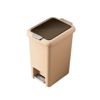 BDPP Trash Can Trash Can with Lid,high-Efficiency Garbage Can Large-Capacity Plastic Garbage Bin Waterproof and Odor Protection USO Interior y Exterior