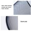 BDPP Trash Can Mesh Trash Can Round Garbage Can Metal Garbage Bin,Hollow Design, Suitable for Office Family Bedroom Studio USO Interior y Exterior (Color : B) view 3