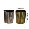 BDPP Trash Can Round Trash Can,Simple Plastic Garbage Can,high-Efficiency Garbage Bin,Suitable for Office and Family 2 Packs USO Interior y Exterior view 2