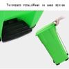 BDPP Trash Can 55L/14.5 Gallons Trash Can Pedal Garbage Can Plastic Thick Garbage Bin with Lid Suitable for Kitchen Courtyard Park USO Interior y Exterior (Color : A) view 4