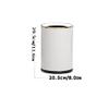 BDPP Trash Can Double-Layer Trash Can Metal Garbage Can Creative Simple Garbage Bin Suitable for Kitchen Bedroom Bathroom Office USO Interior y Exterior (Color : C) view 2