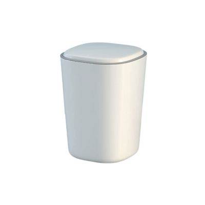 BDPP Trash Can Press-Type Trash Can,Garbage Can with Pressure Ring,Ultra-Thin Plastic Garbage Bin,Waterproof,Odor Protection USO Interior y Exterior (Color : C)