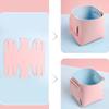 Storage Boxes 2Pcs Desktop Storage Box Leather Pen Holder Sundries Storage Blue Cosmetics Jewelry Storage Basket Foldable Khaki/White view 3