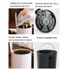 BDPP Trash Can Stainless Steel Trash Can Pedal Garbage Can with Lid Garbage Bin 6L/1.5 Gallons Suitable for Bedroom Bathroom Kitchen USO Interior y Exterior (Color : D) view 4