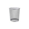 BDPP Trash Can Mesh Trash Can Round Garbage Can Metal Garbage Bin,Hollow Design,Suitable for Office Family Bedroom Studio USO Interior y Exterior (Color : A) view 1